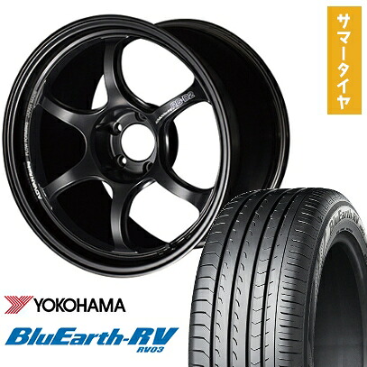 【取付対象】215/50R17 夏タイヤ ホイール4本セット YOKOHAMA ブルーアース RV-03 (5/114車用) YOKOHAMA アドバンレーシング RG-DII 17インチ【送料無料】
