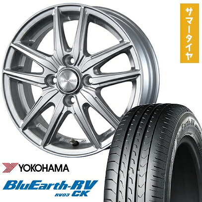 【取付対象】165/60R15 夏タイヤ ホイール4本セット YOKOHAMA ブルーアース RV-03CK (軽自動車用) BRIDGESTONE エコフォルム SE-20 15インチ【送料無料】 54,060円