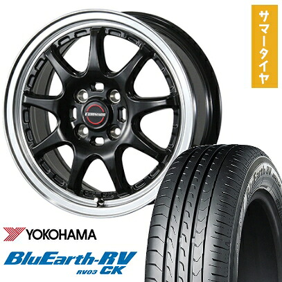 【取付対象】165/65R15 夏タイヤ ホイール4本セット YOKOHAMA ブルーアース RV-03CK (4/100車用) BLEST ユーロマジック タイプSC-9 15インチ【送料無料】