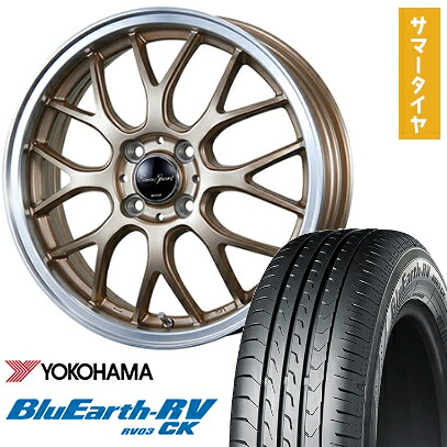 【取付対象】165/70R14 夏タイヤ ホイール4本セット YOKOHAMA ブルーアース RV-03CK (軽自動車用) BLEST ユーロスポーツ タイプ805 アンティークブロンズ 14インチ【送料無料】|アークタイヤ 店