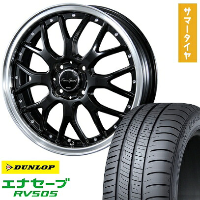【取付対象】215/55R17 夏タイヤ ホイール4本セット DUNLOP エナセーブ RV505 (5/114車用) BLEST ユーロスポーツ タイプ815 17インチ【送料無料】