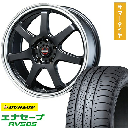 【取付対象】215/60R16 夏タイヤ ホイール4本セット DUNLOP エナセーブ RV505 (5/114車用) BLEST ユーロマジック タイプS-07 16インチ【送料無料】