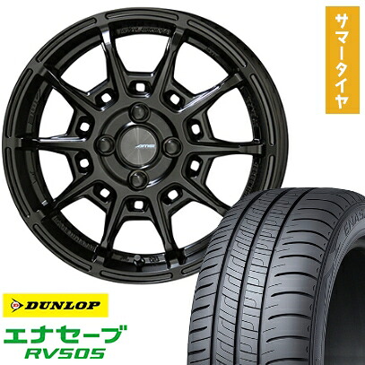 【取付対象】165/60R15 夏タイヤ ホイール4本セット DUNLOP エナセーブ RV505 (軽自動車用) KYOHO ガレルナ レフィーノ 15インチ【送料無料】