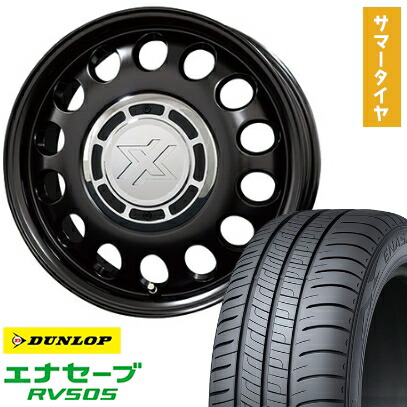 【取付対象】185/60R15 夏タイヤ ホイール４本セット シエンタ 2015-22 DUNLOP エナセーブ RV505 コスミック クロスブラッド スティール トヨタ車専用 15インチ【送料無料】