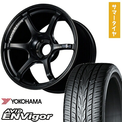 【取付対象】225/50R18 夏タイヤ ホイール4本セット YOKOHAMA エイビッド エンビガーS321 (5/114車用) YOKOHAMA アドバンレーシング RG4 18インチ【送料無料】