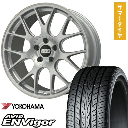 【取付対象】225/40R19 夏タイヤ ホイール4本セット YOKOHAMA エイビッド エンビガーS321 (5/114車用) BBS GERMANY CH-R ブリリアントシルバー 19インチ【送料無料】 169,950円