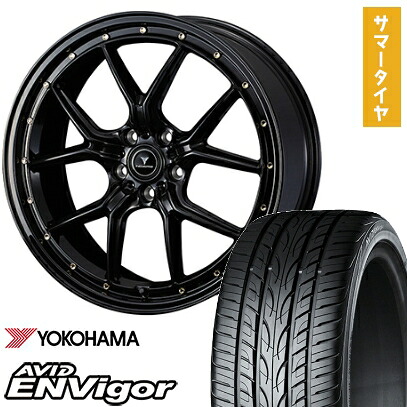 【取付対象】225/35R19 夏タイヤ ホイール4本セット YOKOHAMA エイビッド エンビガーS321 (5/114車用) WEDS ノヴァリス アセット S1 19インチ【送料無料】