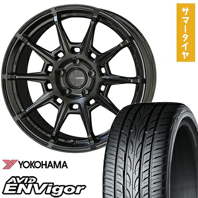 【取付対象】225/45R19 夏タイヤ ホイール4本セット YOKOHAMA エイビッド エンビガーS321 (5/114車用) KYOHO ガレルナ レフィーノ 19インチ【送料無料】 113,050円