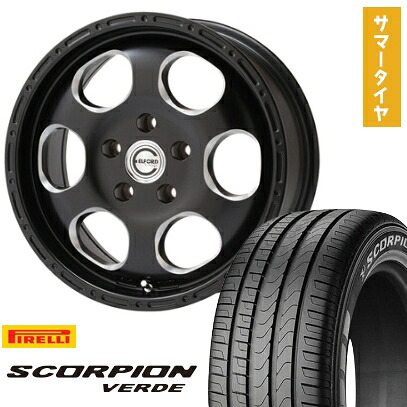 【取付対象】215/70R16 夏タイヤ ホイール4本セット PIRELLI スコーピオン ヴェルデ (5/114車用) ELFORD ブラッドストック 1P 16インチ【送料無料】｜アークタイヤ 店