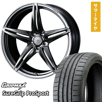 【取付対象】245/35R21 夏タイヤ ホイール4本セット GRIPMAX シュアグリップ PRO SPORTS BSW（限定） (5/114車用) WEDS F-ZERO FZ-3 21インチ【送料無料】