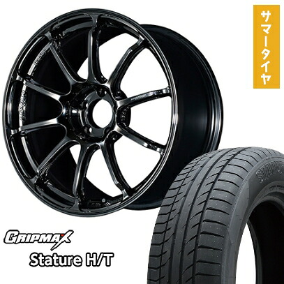 【取付対象】235/55R19 夏タイヤ ホイール4本セット GRIPMAX スタチャー H/T BSW（限定） (5/114車用) YOKOHAMA アドバンレーシング RSIII 19インチ【送料無料】