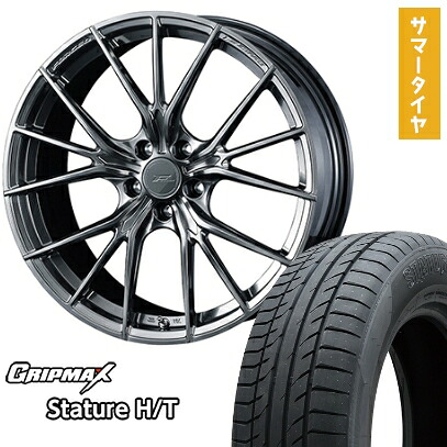 【取付対象】235/50R18 夏タイヤ ホイール4本セット GRIPMAX スタチャー H/T BSW（限定） (5/114車用) WEDS F-ZERO FZ-1 18インチ【送料無料】 138,050円