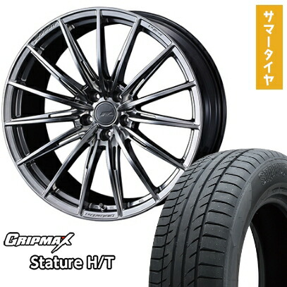 【取付対象】235/50R18 夏タイヤ ホイール4本セット GRIPMAX スタチャー H/T BSW（限定） (5/114車用) WEDS F-ZERO FZ-4 18インチ【送料無料】