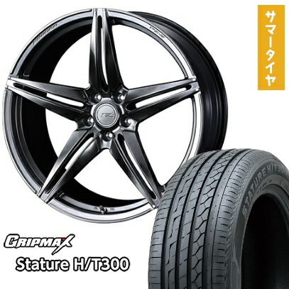 【取付対象】235/55R18 夏タイヤ ホイール4本セット GRIPMAX スタチャー H/T300 BSW（限定） (5/114車用) WEDS F-ZERO FZ-3 18インチ【送料無料】