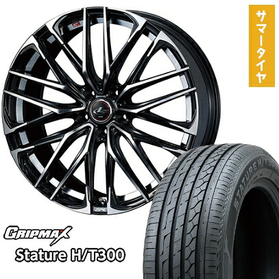 【取付対象】235/55R19 夏タイヤ ホイール4本セット GRIPMAX スタチャー H/T300 BSW（限定） (5/114車用) WEDS レオニス SK 19インチ【送料無料】