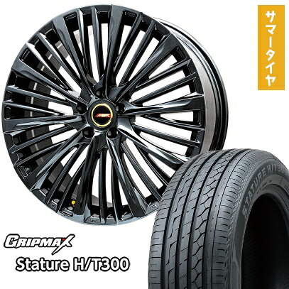 【取付対象】235/55R20 夏タイヤ ホイール4本セット GRIPMAX スタチャー H/T300 BSW(限定) (5/114車用) PREMIX MER-X(BMC) 20インチ【送料無料】