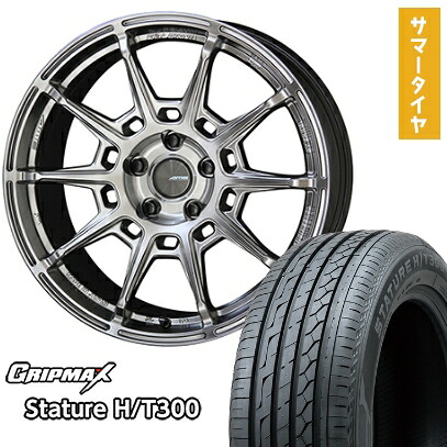 【取付対象】235/55R18 夏タイヤ ホイール4本セット GRIPMAX スタチャー H/T300 BSW（限定） (5/114車用) KYOHO ガレルナ レフィーノ 18インチ【送料無料】