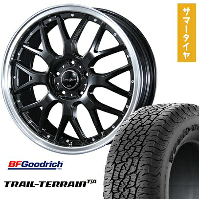 【取付対象】225/60R18 夏タイヤ ホイール4本セット BFグッドリッチ トレールテレーンT/A ORBL (5/114車用) BLEST ユーロスポーツ タイプ815 18インチ【送料無料】