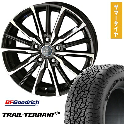 【取付対象】225/60R18 夏タイヤ ホイール4本セット BFグッドリッチ トレールテレーンT/A ORBL (5/114車用) KYOHO スマック プライム ヴァルキリー 18インチ【送料無料】