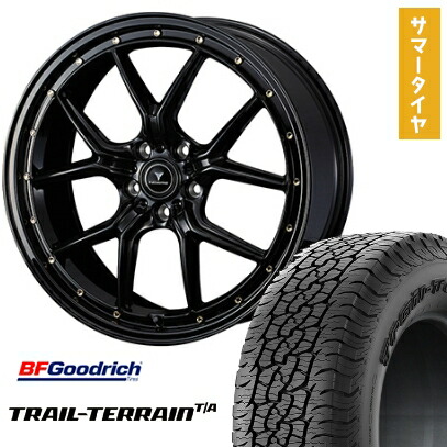 【取付対象】225/60R18 夏タイヤ ホイール4本セット BFグッドリッチ トレールテレーンT/A ORBL (5/114車用) WEDS ノヴァリス アセット S1 18インチ【送料無料】