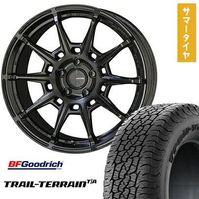 【取付対象】225/55R18 夏タイヤ ホイール4本セット BFグッドリッチ トレールテレーンT/A ORBL (5/114車用) KYOHO ガレルナ レフィーノ 18インチ【送料無料】