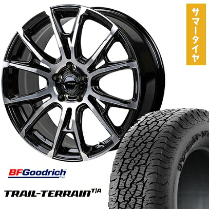 【取付対象】225/60R18 夏タイヤ ホイール4本セット (5/114車用) BFグッドリッチ トレールテレーンT/A ORBL MONZA HI-BLOCK シュタッド 18インチ【送料無料】|アークタイヤ 店