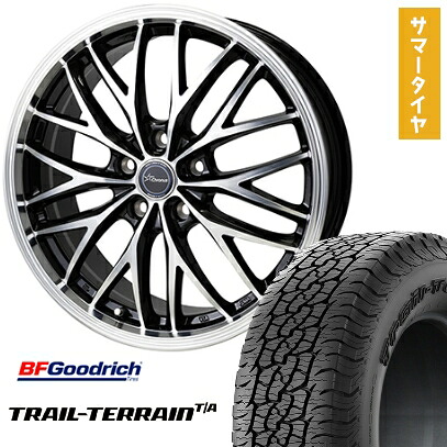 【取付対象】225/60R18 夏タイヤ ホイール４本セット (5/114車用) BFグッドリッチ トレールテレーンT/A ORBL ホットスタッフ クロノス CH-113 18インチ【送料無料】｜アークタイヤ 店 115,850円
