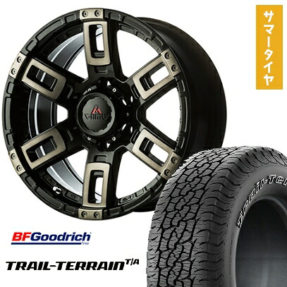 【取付対象】275/55R20 夏タイヤ ホイール4本セット BFグッドリッチ トレールテレーンT/A ORWL (6/139車用) MCLIMB カノン 20インチ【送料無料】