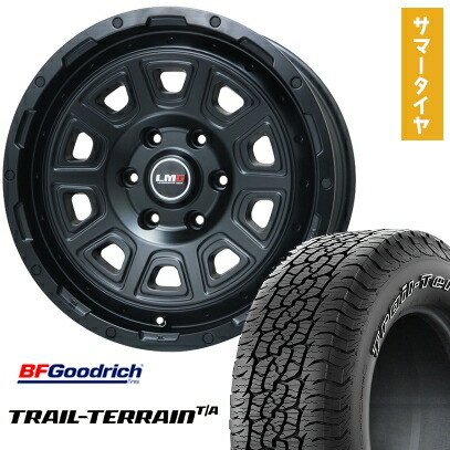 【取付対象】265/60R18 夏タイヤ ホイール4本セット プラド BFグッドリッチ トレールテレーンT/A ORWL LEHRMEISTER LMG DS-10 マットブラック 18インチ【送料無料】
