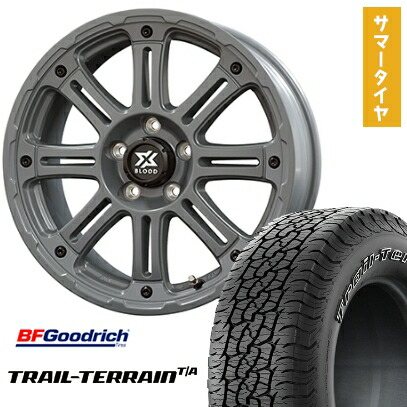 【取付対象】225/65R17 夏タイヤ ホイール4本セット BFグッドリッチ トレールテレーンT/A ORWL (5/114車用) COSMIC クロスブラッド XB-01 17インチ【送料無料】 107,690円