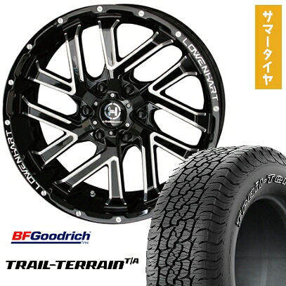 【取付対象】265/65R17 夏タイヤ ホイール4本セット BFグッドリッチ トレールテレーンT/A ORWL (6/139車用) LHC レーベンハート GXL206 17インチ【送料無料】