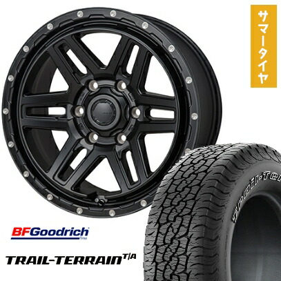 【取付対象】265/65R17 夏タイヤ ホイール4本セット BFグッドリッチ トレールテレーンT/A ORWL (6/139車用) MONZA HI-BLOCK エルデ 17インチ【送料無料】