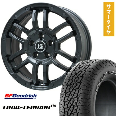 【取付対象】245/65R17 夏タイヤ ホイール4本セット RAV4（Adventure） BFグッドリッチ トレールテレーンT/A ORWL BIGWAY B-LUGNAS FRD(マットブラック) 17インチ【送料無料】