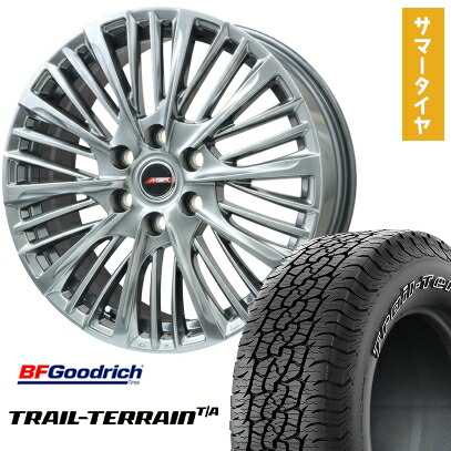 【取付対象】265/65R18 夏タイヤ ホイール4本セット ランクル300 BFグッドリッチ トレールテレーンT/A ORWL PREMIX MER-X(ハイパーシルバー) 18インチ【送料無料】｜アークタイヤ 店