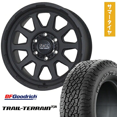 【取付対象】265/65R17 夏タイヤ ホイール4本セット BFグッドリッチ トレールテレーンT/A ORWL (6/139車用) HOT STUFF マッドクロス レンジャー 17インチ【送料無料】|アークタイヤ 店