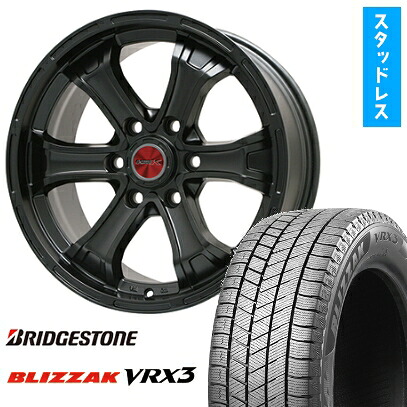 【取付対象】265/65R18 スタッドレスタイヤ ホイール4本セット ランクル300/ランクル250 BRIDGESTONE ブリザック VRX3 BIGWAY B-MUD K(マットブラック) トヨタ車専用 18インチ(送料無料)