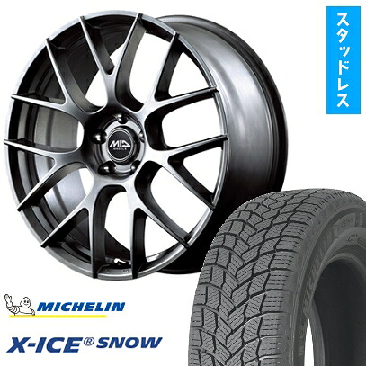【取付対象】225/60R18 スタッドレスタイヤ ホイール4本セット 40系アルファード/ヴェルファイア用 MICHELIN エックスアイス スノー MID レフィナーダ モーション3 トヨタ・レクサス車専用 18インチ(送料無料)|アークタイヤ 店