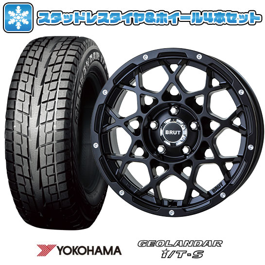 【取付対象】215/65R16 スタッドレスタイヤ ホイール４本セット 輸入車用 レネゲード YOKOHAMA ジオランダー I/T-S G073 TRISTAR BRUT BR-55 16インチ(送料無料)