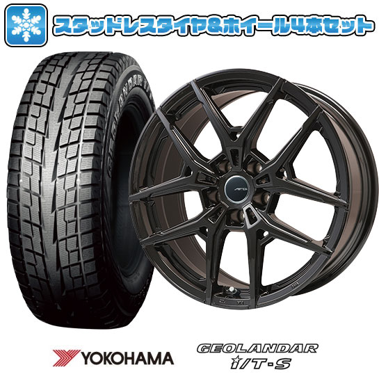 【取付対象】215/60R17 スタッドレスタイヤ ホイール4本セット 輸入車用 プジョー リフター YOKOHAMA ジオランダー I/T-S G073 BIGWAY AFG VX(マットブラック) 17インチ(送料無料)|アークタイヤ 店