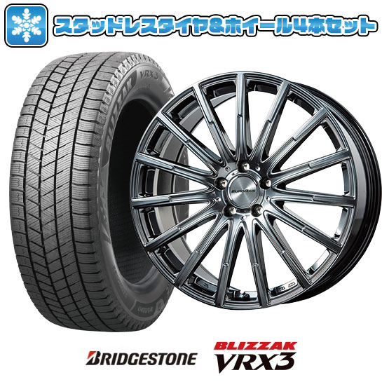 【取付対象】235/40R18 スタッドレスタイヤ ホイール4本セット 輸入車用 ベンツAクラス AMG（W177） BRIDGESTONE ブリザック VRX3 EUROAXIS エアフルト 18インチ(送料無料)｜アークタイヤ 店 150,650円