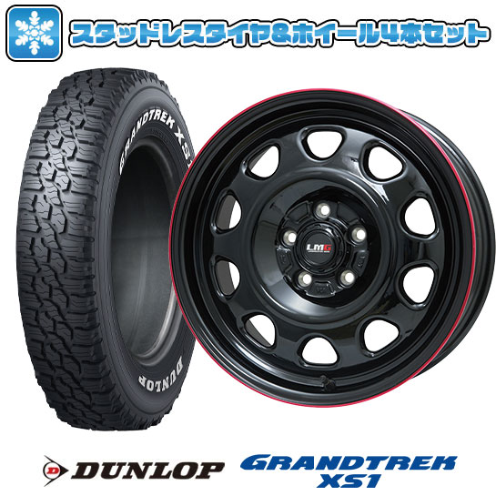【取付対象】215/70R16 スタッドレスタイヤ ホイール4本セット 5/114車用 DUNLOP グラントレック XS1 RWL ホワイトレター LEHRMEISTER LMG OFF-STYLE 16インチ(送料無料)|アークタイヤ 店