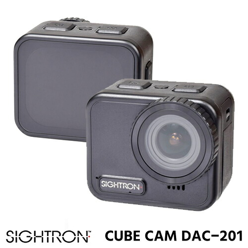 SIGHTRON 敷き地ロン ウェアラブルカメラ 動きカム CUBE CAM 正六面体カム DAC-201 NOA0001