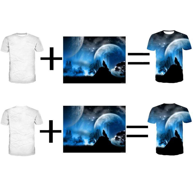 Tシャツ メンズ キッズ 半袖 3Dプリント ポリエステル 高襟 プルオーバー 幾何学模様 ヒップホップ風 旅行 トップス1