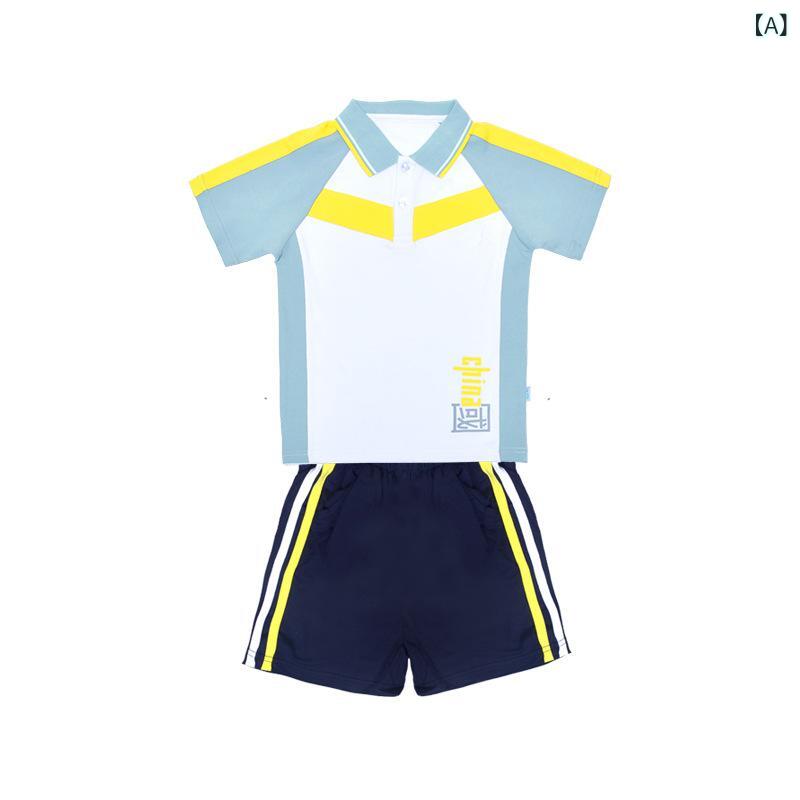 "男の子 女の子 キッズ 子供服 セットアップ トップス Tシャツ ショートパンツ 幼稚園 保育園 小学生 中学生 スポーツウェア 通園 通学 部屋着 運動会 発表会 普段使い 夏 春夏 半袖 薄手 綿100% イエロー 黄色系 快適 清涼感 快適???