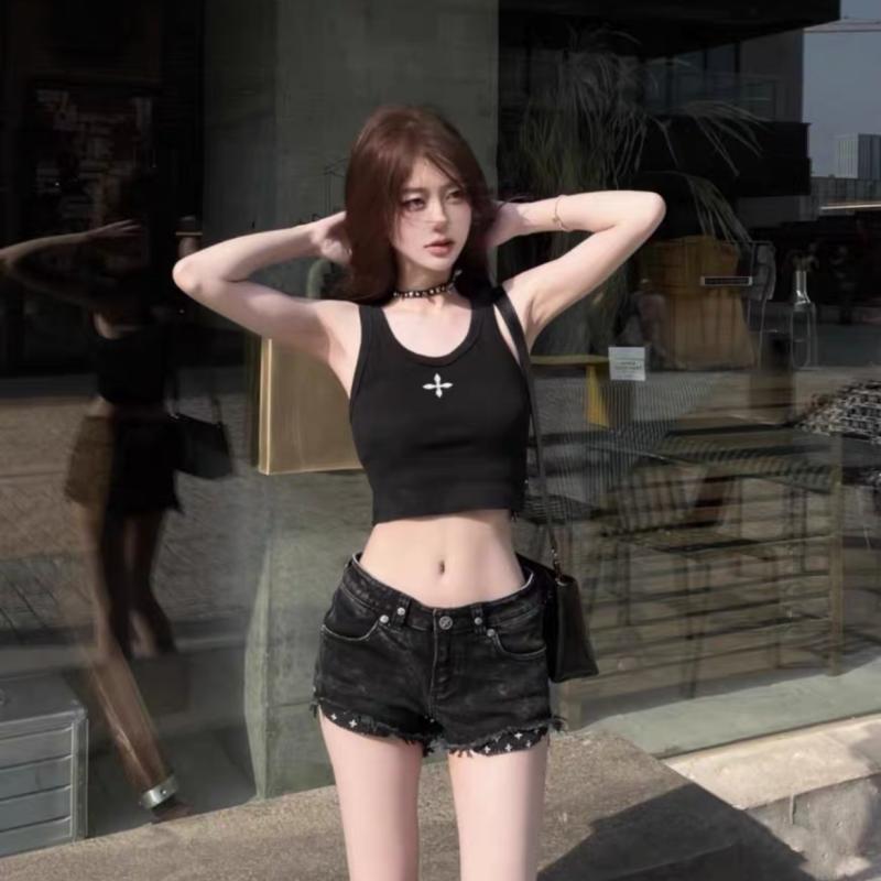 デニムホットパンツ レディース ローライズ 不都合工業 綿90%以上 黒いこと XS S M L詳しく述べる 表どおり 心地よい表現スタイル
