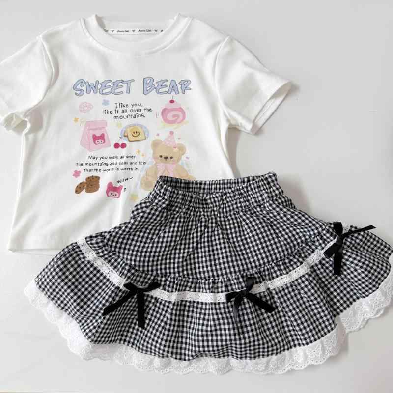 子供服 セットアップ Tシャツ スカート 100cm 110cm 120cm 130cm 80cm 90cm 白 トップス 綿100% Aクラス 幼児 低刺激性 春夏 カジュアル かわいい おしゃれ かわいい 夏服 キッズ 女児 幼児 ベビー服 2歳 3