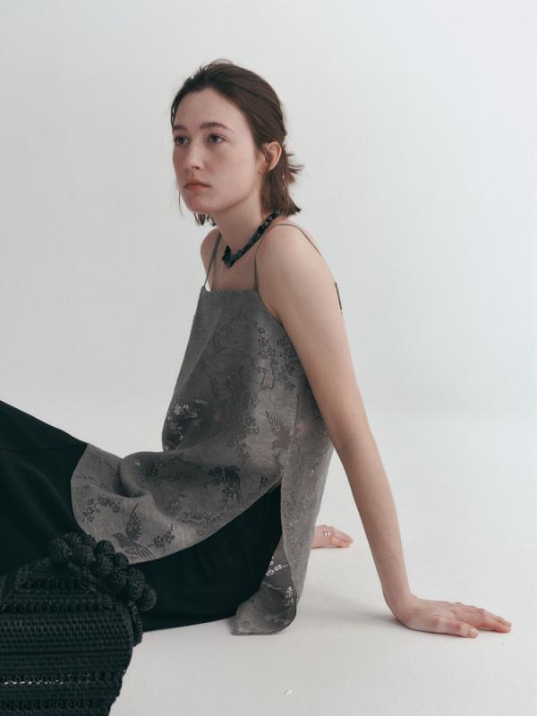 貯蔵タンクとっ始め レディース 新中式表現スタイル 表着 ポリエステル 山鳥 花柄 刺・墸 夏編み物 愛くるしい 韓国 たまり場 普段使い
