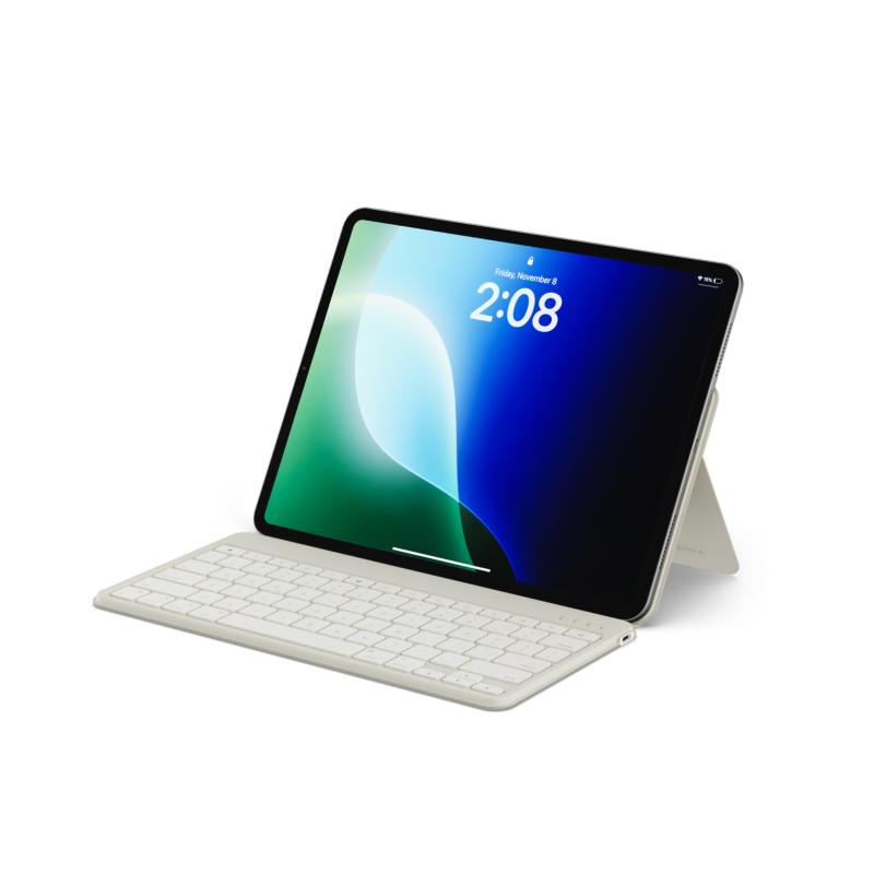 SATECHI OntheGo&trade; Bluetoothキーボード US配列 調節可能スタンド付き 最大3台接続可能 USB-C充電式 折りたたみ式 軽量コンパクト 無線 iPad タブレット対応｜AR企画　店