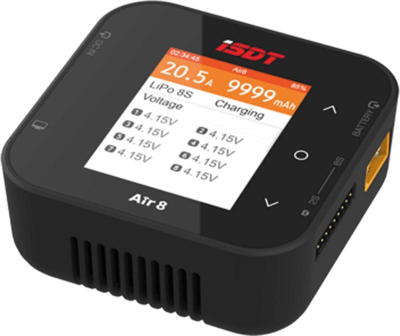 AIR8 リポバッテリー充電器 Lipo放電器 20A 500W DC 2-8S 高出力バッテリーバランス充電器 RC Li-Po Li-Hv Li-Ion Li-Fe NiMH Ni-Cd Pb アプリ制御|AR企画 店