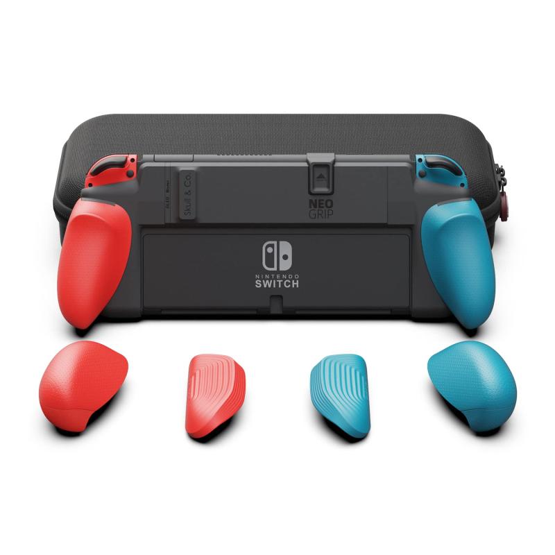 Skull & Co.Switch 有機ELモデル用「NeoGrip」人間工学 交換可能グリップ 精密軽量 伸びれる設計 どんな手のサイズでも対応可能